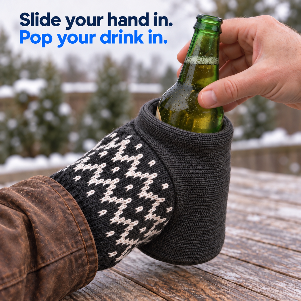 Smart Glove™ - Knitted Drink Holder